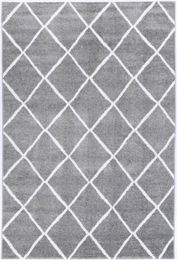 Kimberley Trellis Grey Contemporary Rug