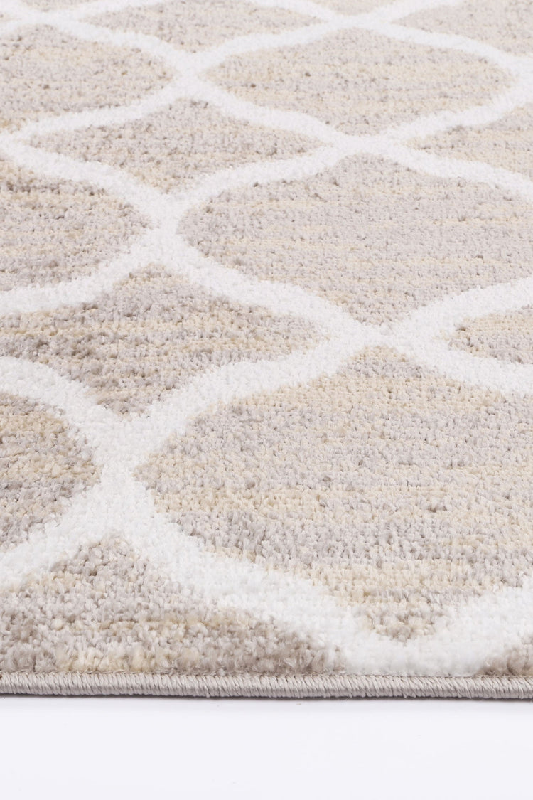 Kimberley Repeat Latte Contemporary Rug