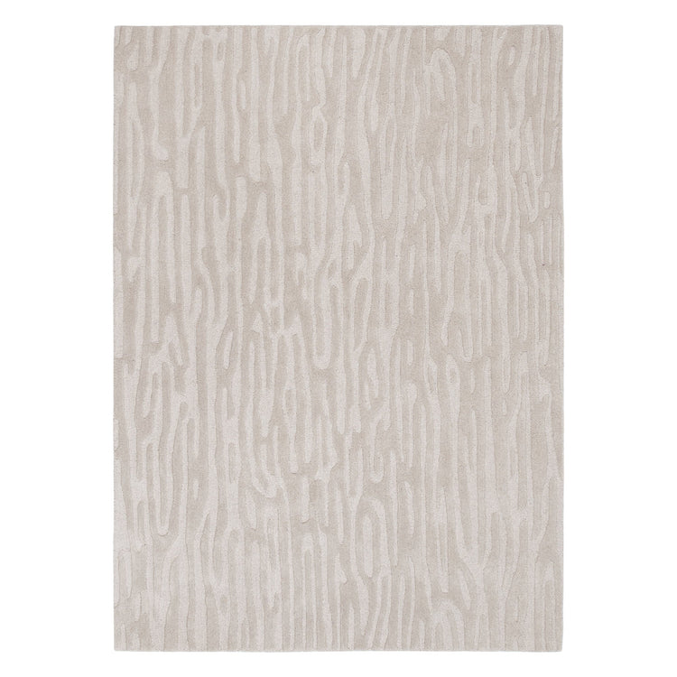 Les Nomades Sandstorm Beige Wool Rug