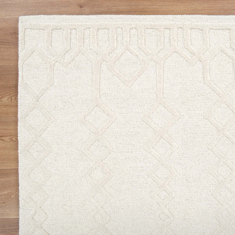 Les Nomades Senso Cream Wool Rug