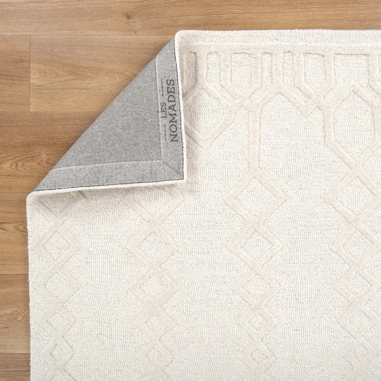 Les Nomades Senso Cream Wool Rug