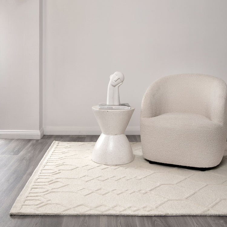 Les Nomades Senso Cream Wool Rug