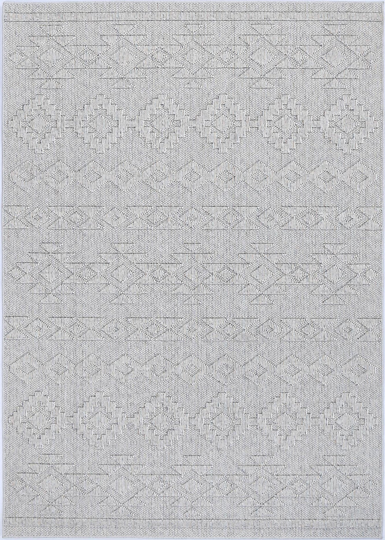 Maldives Tribal Indoor/Outdoor Grey Rug (New landed)