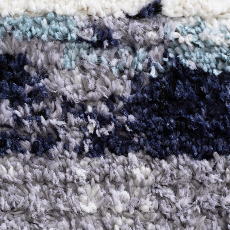 Mansour Horizon Blue Abstract Rug