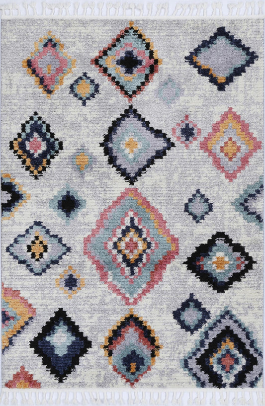 Moda Tribal Ash Rug (Morocco)