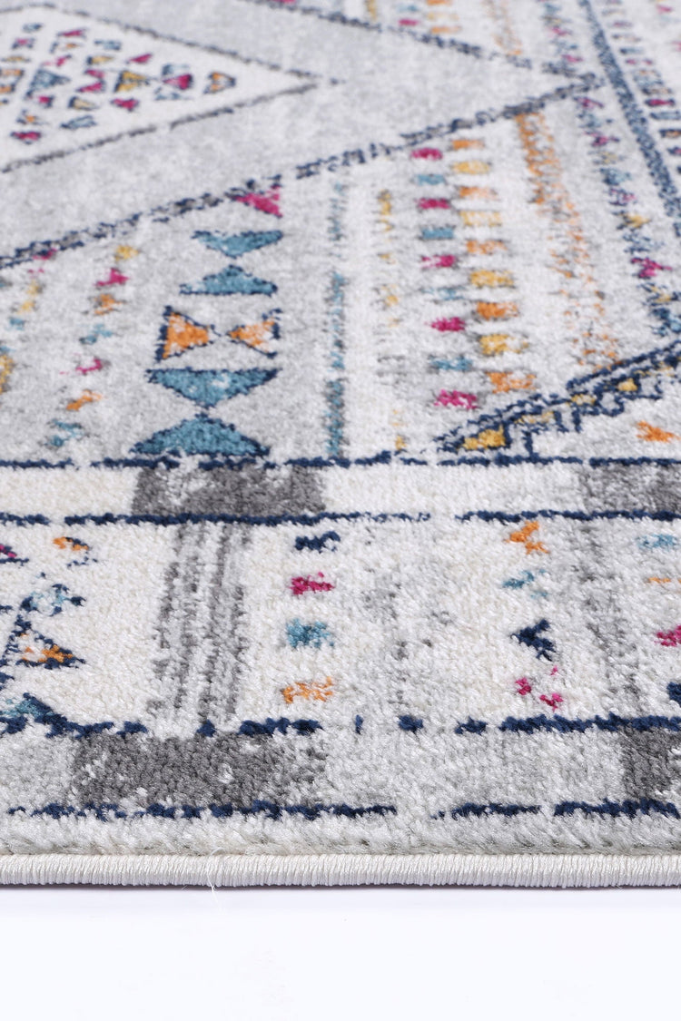 Provence Toulon Grey Tribal Rug