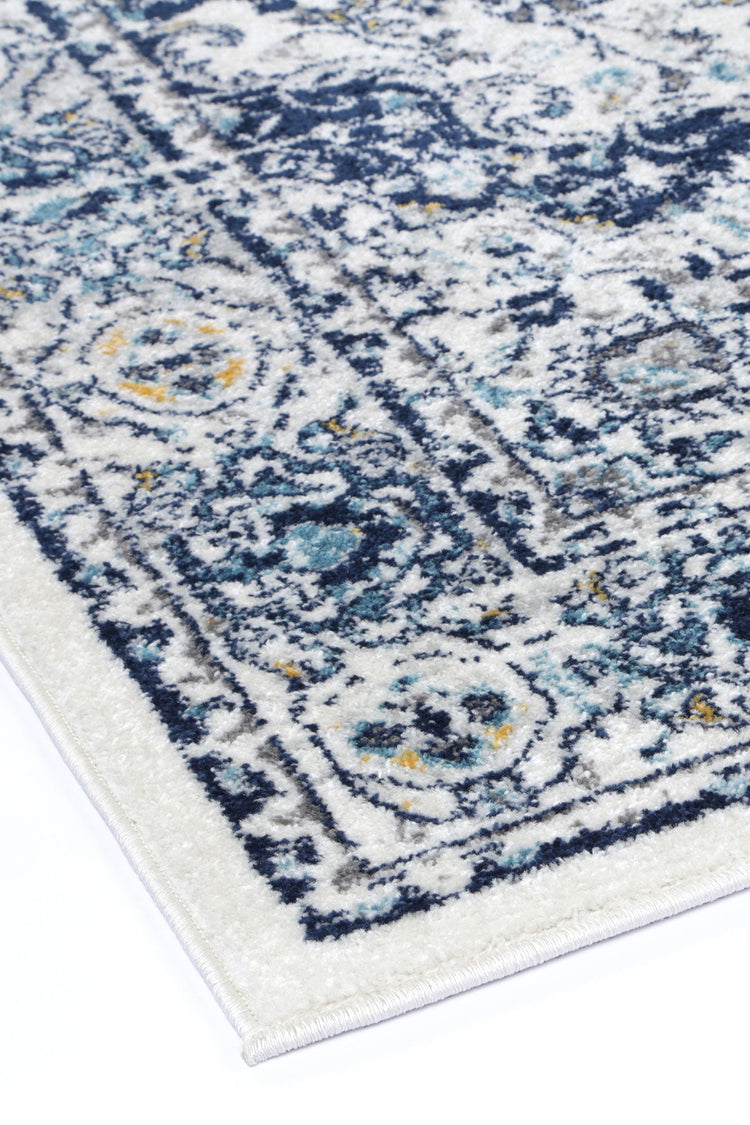 Provence Gruissan Blue & Ivory Transitional Rug