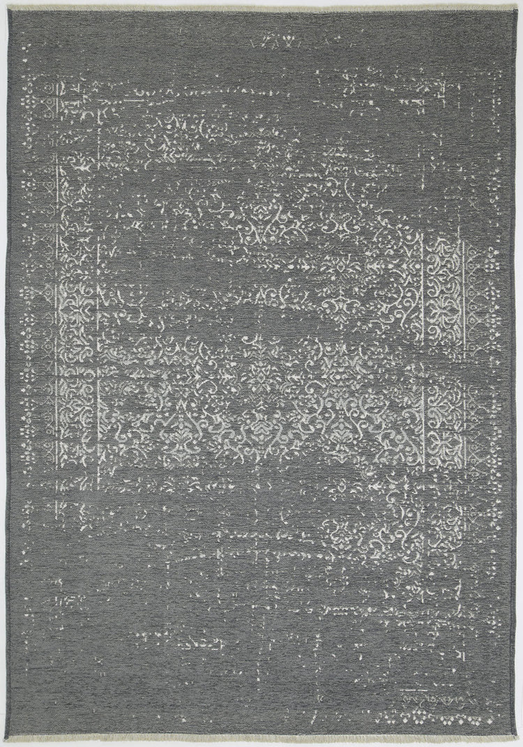 Rustic Homestead Grey & Ivory Contemporary Rug