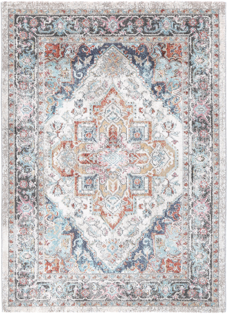 Salsa Yanet Ivory & Multi Rug