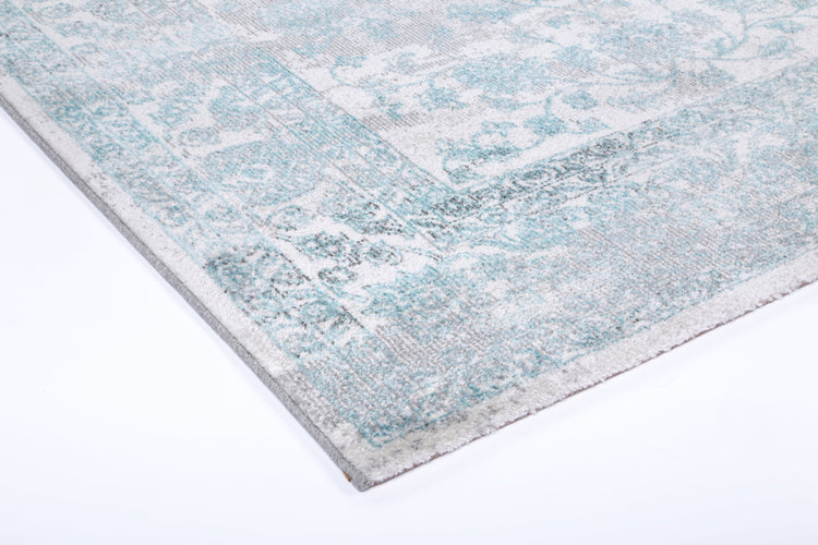 Salsa Peony Ivory & Blue Transitional Rug