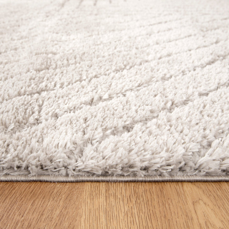 Tender Modern Beige Shag Rug