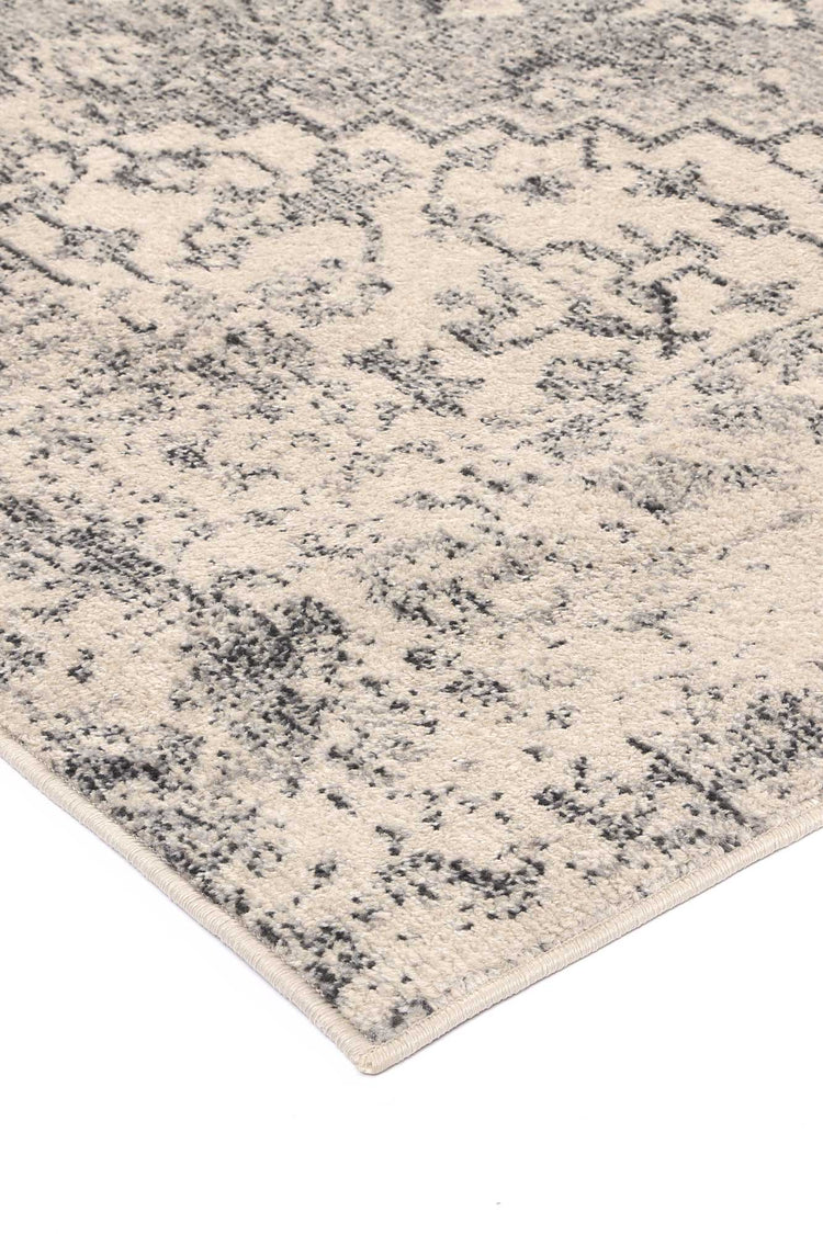 Tulin Rustic Cream & Grey Transitional Rug