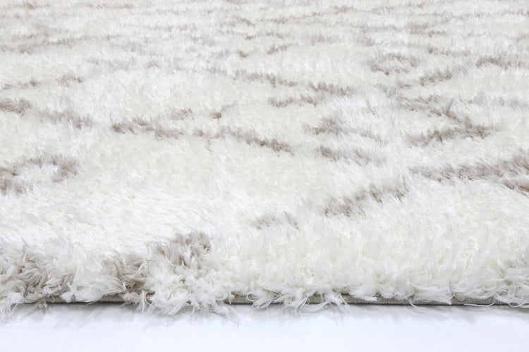 Moroccan Cream and Beige Fes Rug