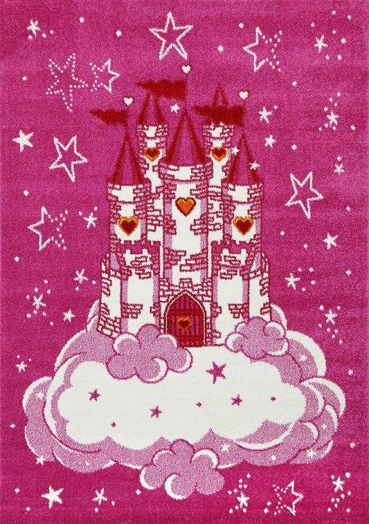 Nova Kids Pink Castle Rug