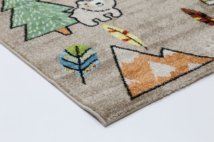 Nova Kids Beige Adventure Rug