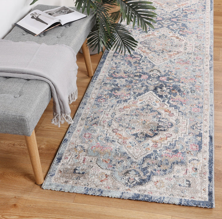 Alexander Transitional Navy Multi Rug