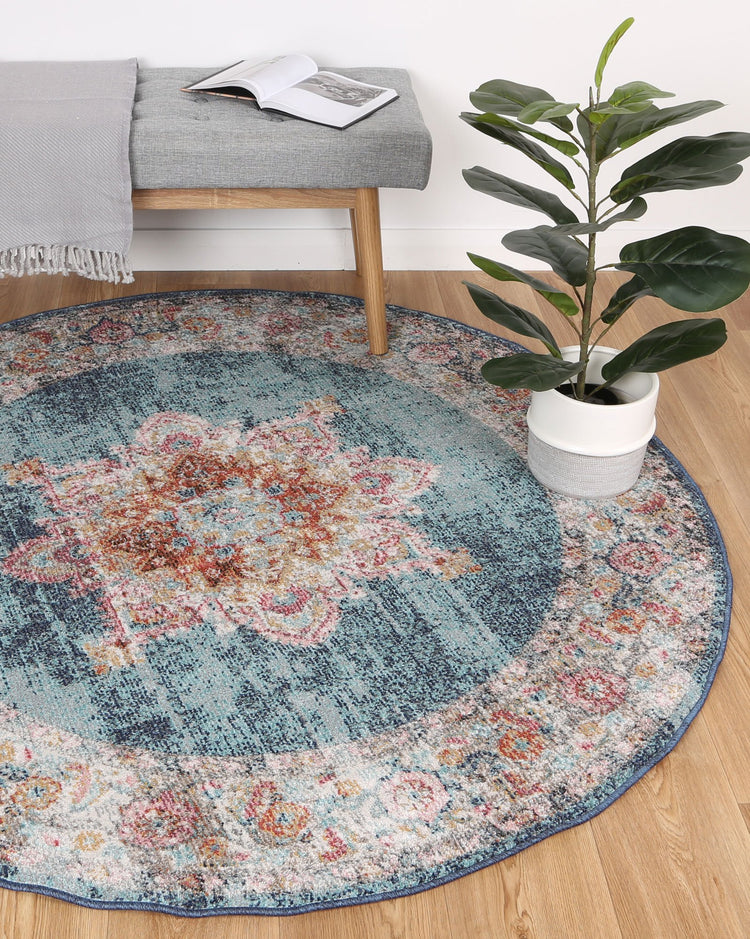 Brentwood Transitional Navy Rug