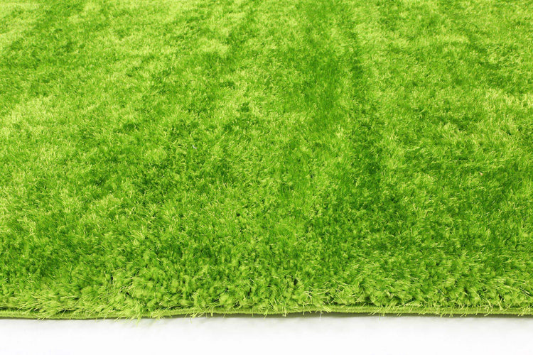 Puffy Soft Shaggy Grass Green