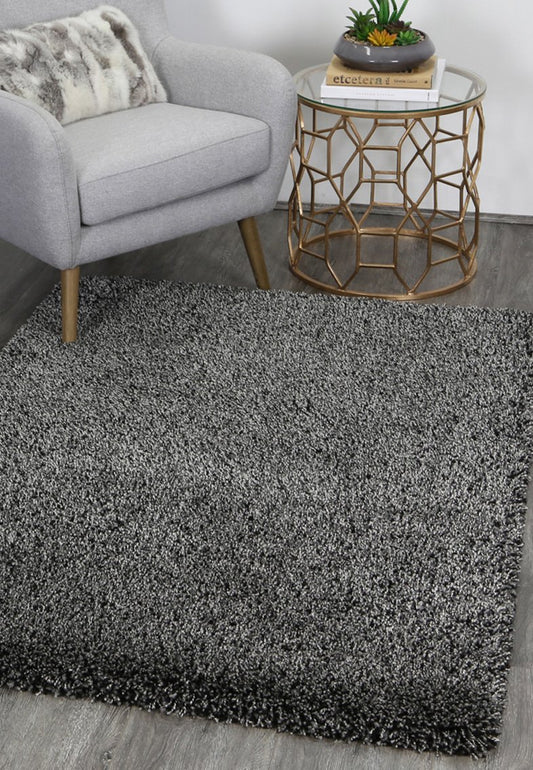 Arctic Plush Grey Shaggy Rug