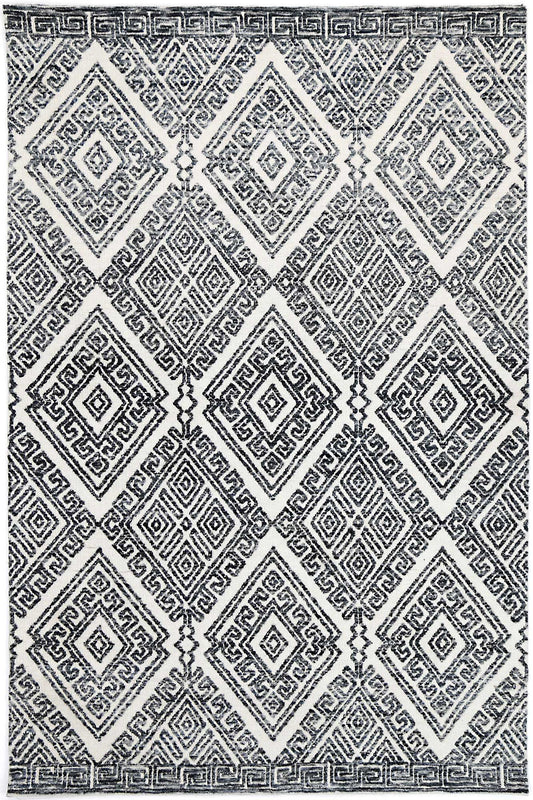 Alayah Diamond Anthracite Rug