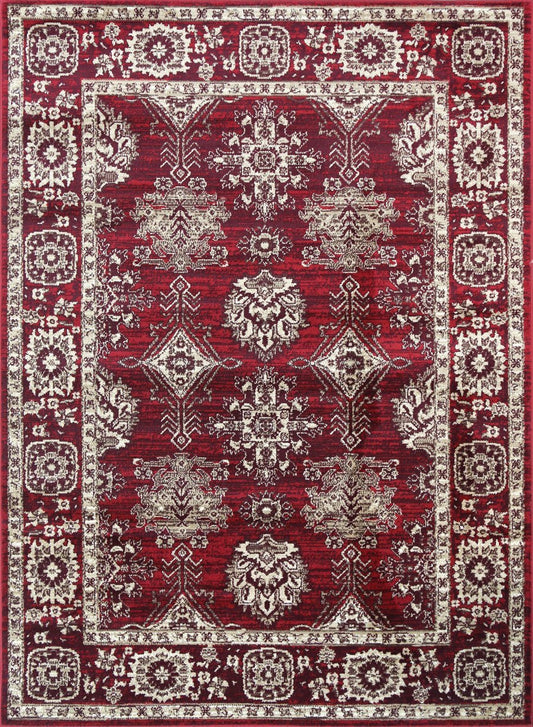 Arya Red Traditional Rug