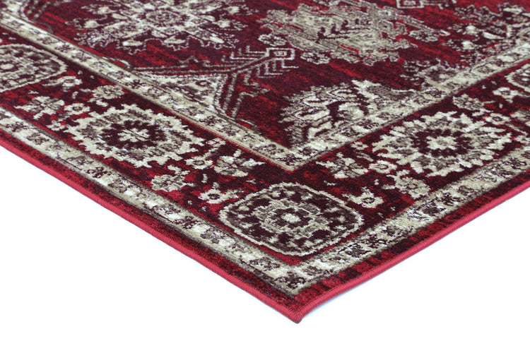 Arya Red Traditional Rug