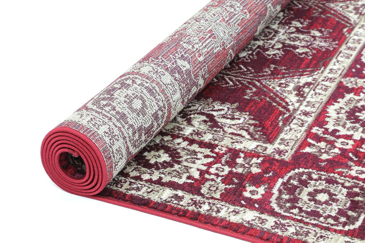 Arya Red Traditional Rug