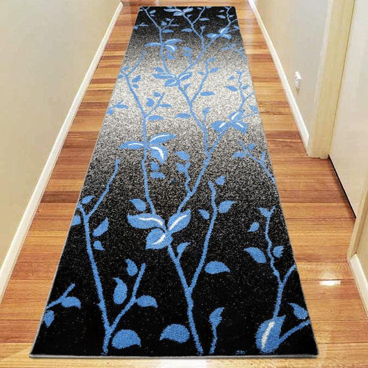 Adore 1589 Black Hallway Runner