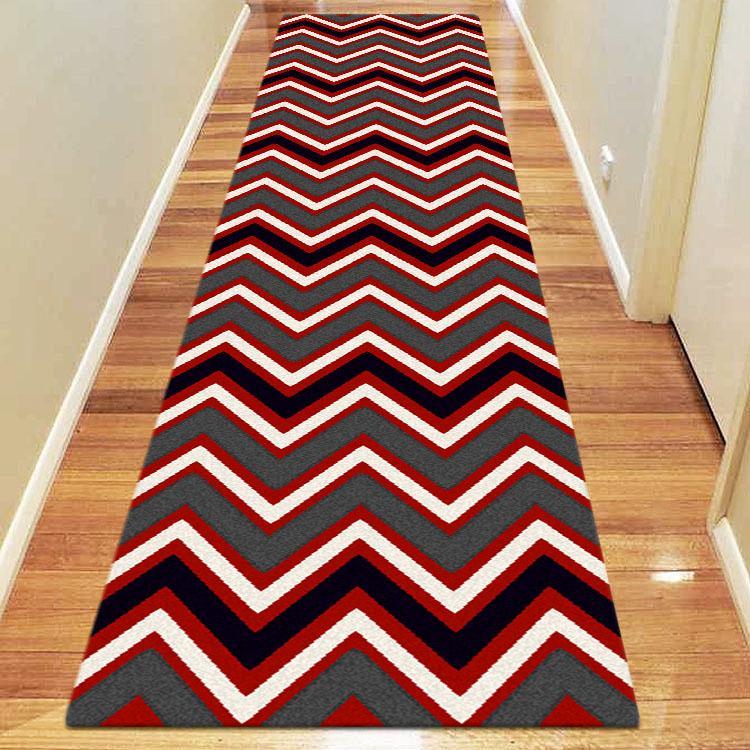 Aspen 554 Red Hallway Runner