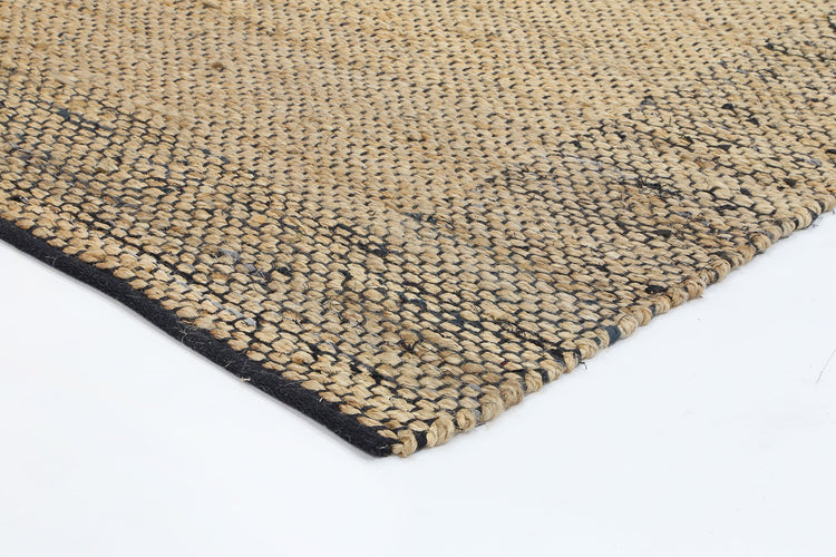 Mahal Black Boarder Jute Rug