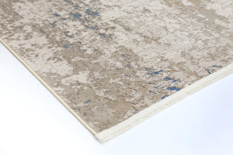 Cordelia One Modern Beige Blue Rug