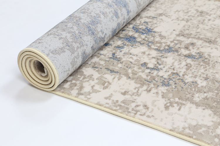 Cordelia One Modern Beige Blue Rug