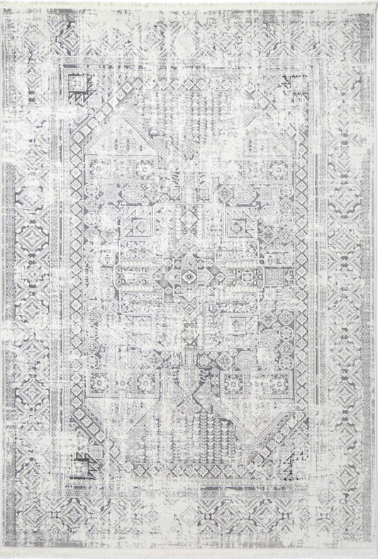 Cordelia Panel Grey Rug