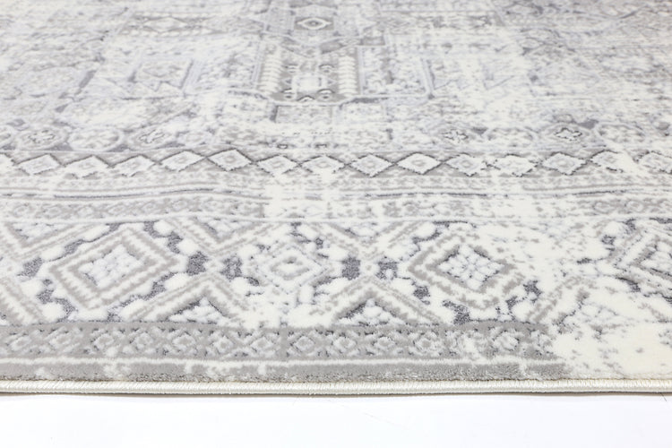 Cordelia Panel Grey Rug