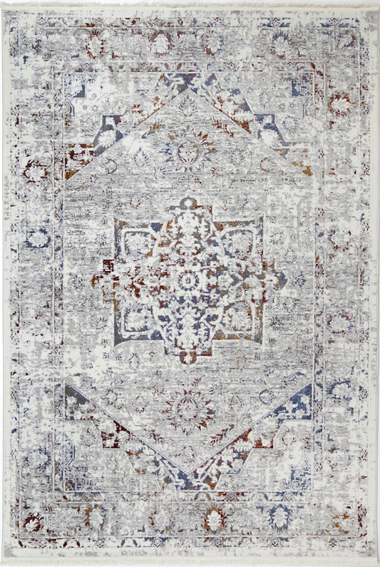 Cordelia Classic Vintage Grey Multi Rug