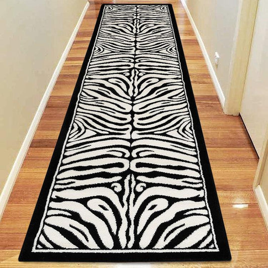 Boston 1820 Black Hallway Runner