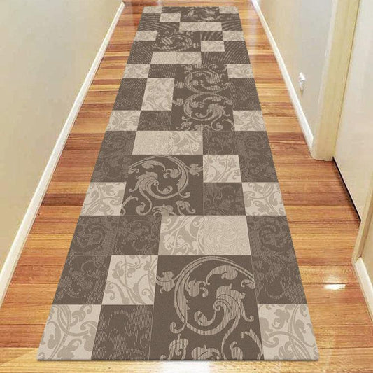 Boston 7253 Brown Hallway Runner