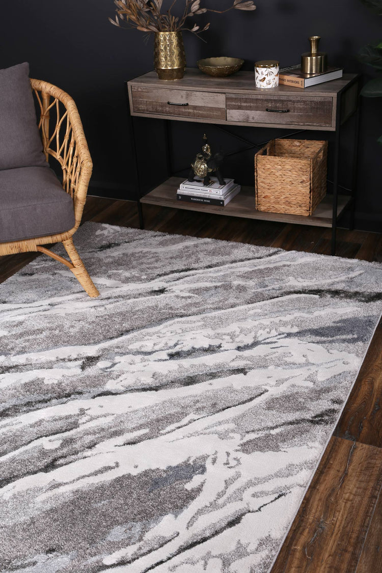 Yuzil Multi Abstract Wave Rug