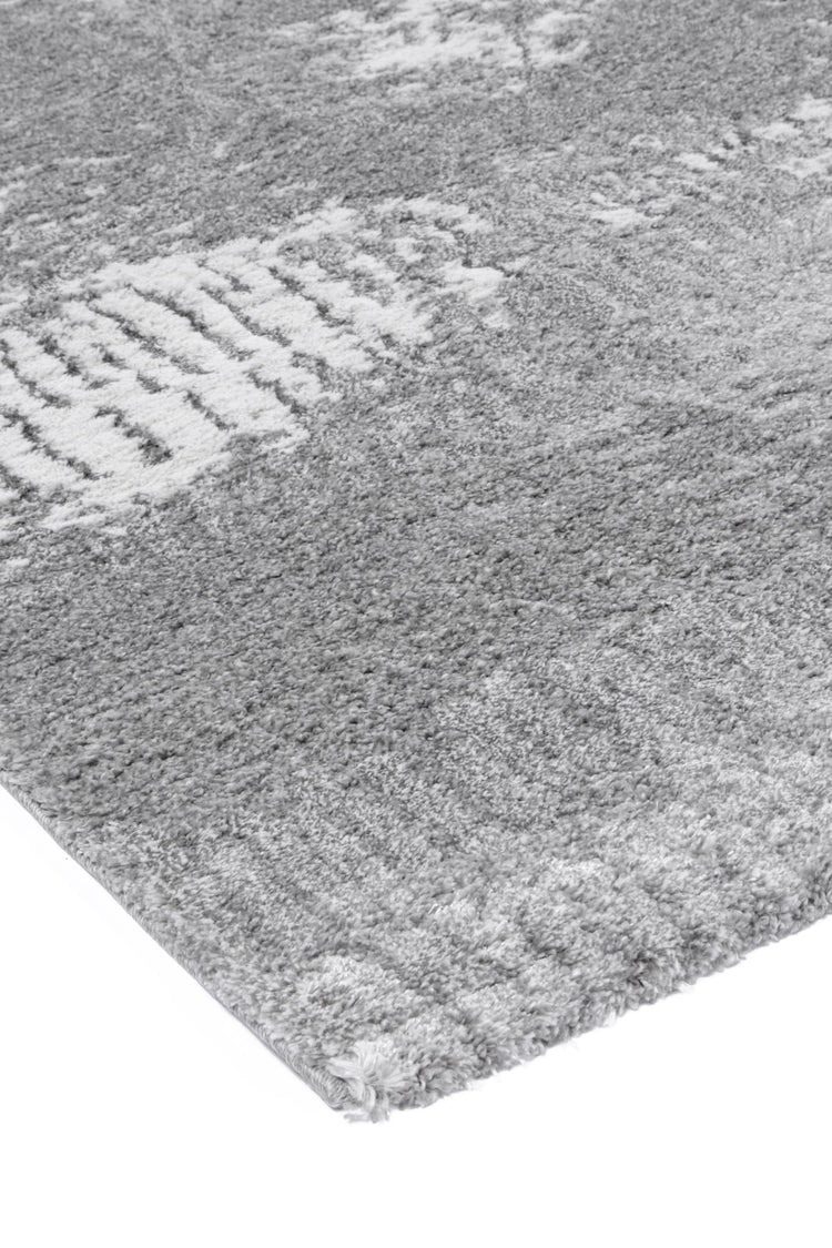 Yuzil Grey Abstract Rug