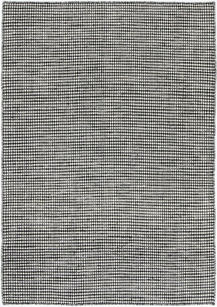 Scandi Charcoal Reversible Wool Rug