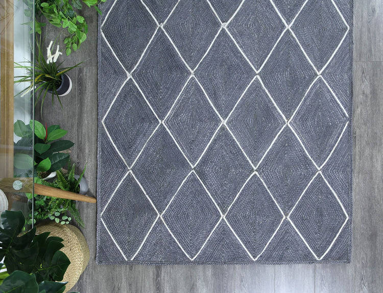 Artisan Grey Natural Diamond Rug