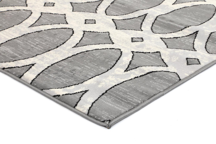 Allure Stunning Modern Luxe Grey Rug