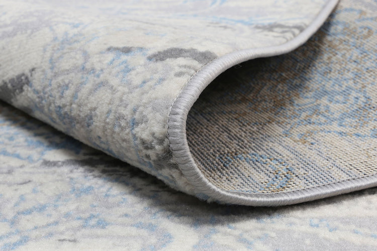 Allure Transitional Grey Blue Rug