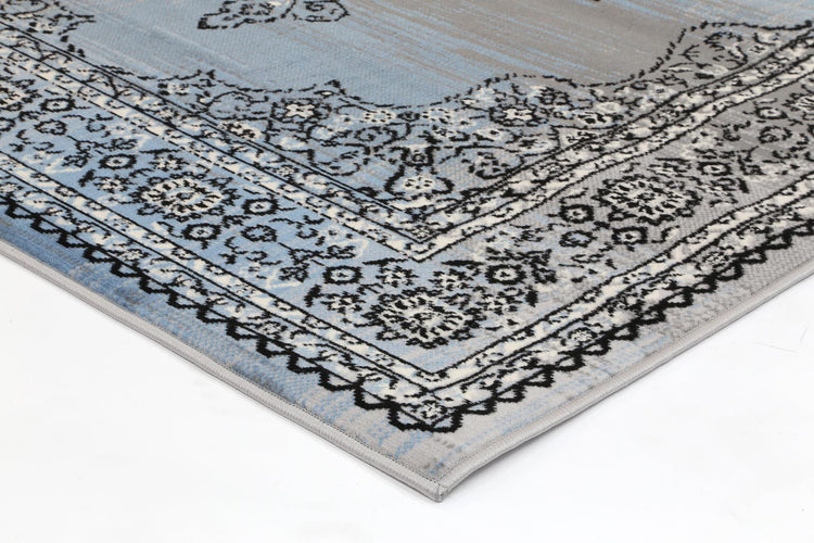 Allure Modern Classic Blue Grey Rug