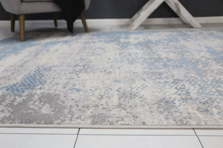 Allure Modern Abstract Blue Rug