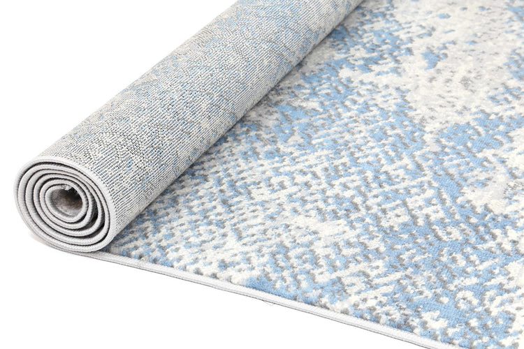 Allure Modern Abstract Blue Rug