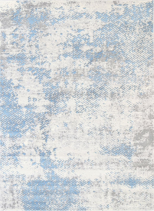 Allure Modern Abstract Blue Rug
