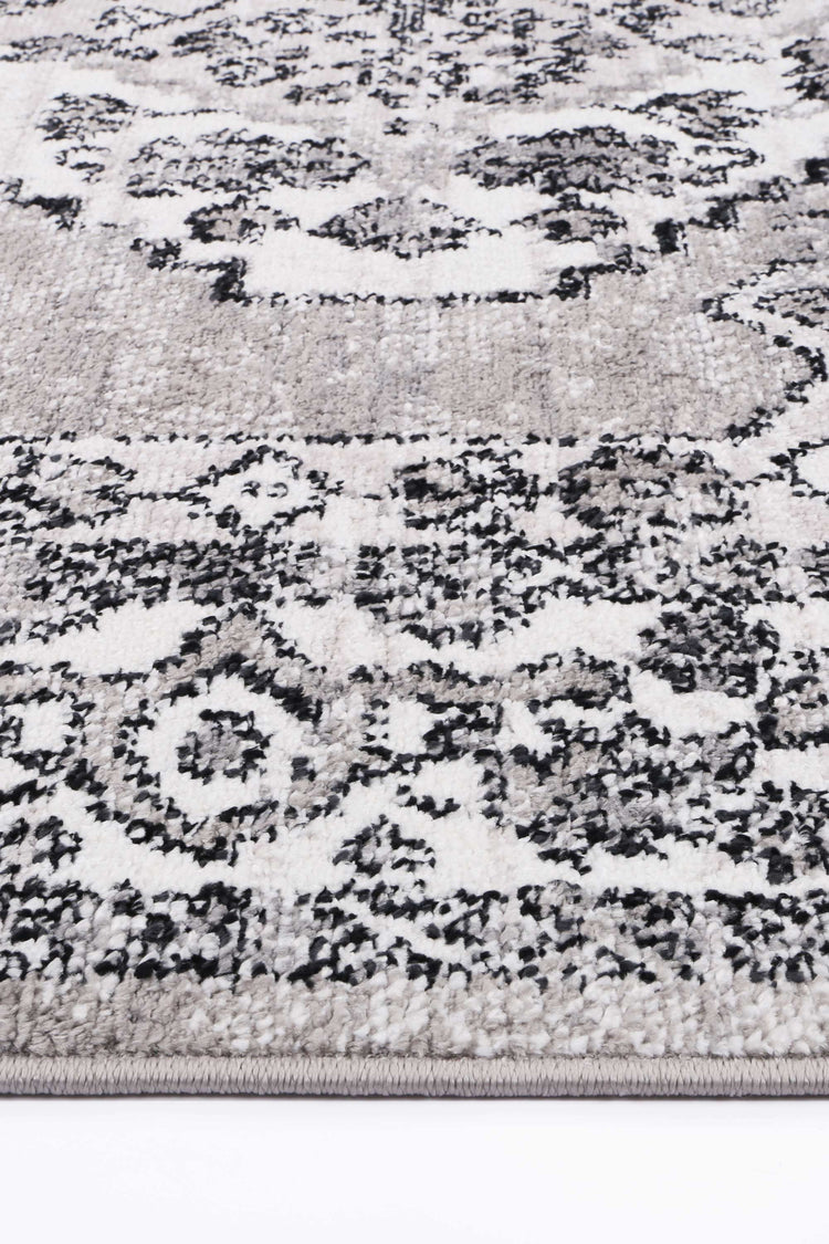 Anatolia Traditional Grey Black Rug