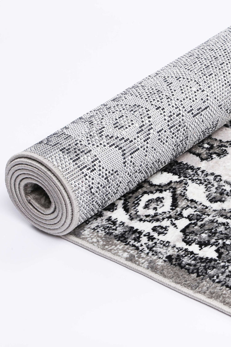 Anatolia Traditional Grey Black Rug