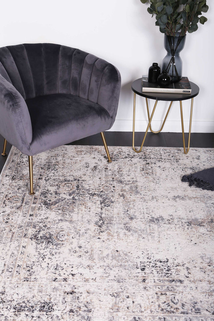 Amelia Beige Grey Contemporary Rug